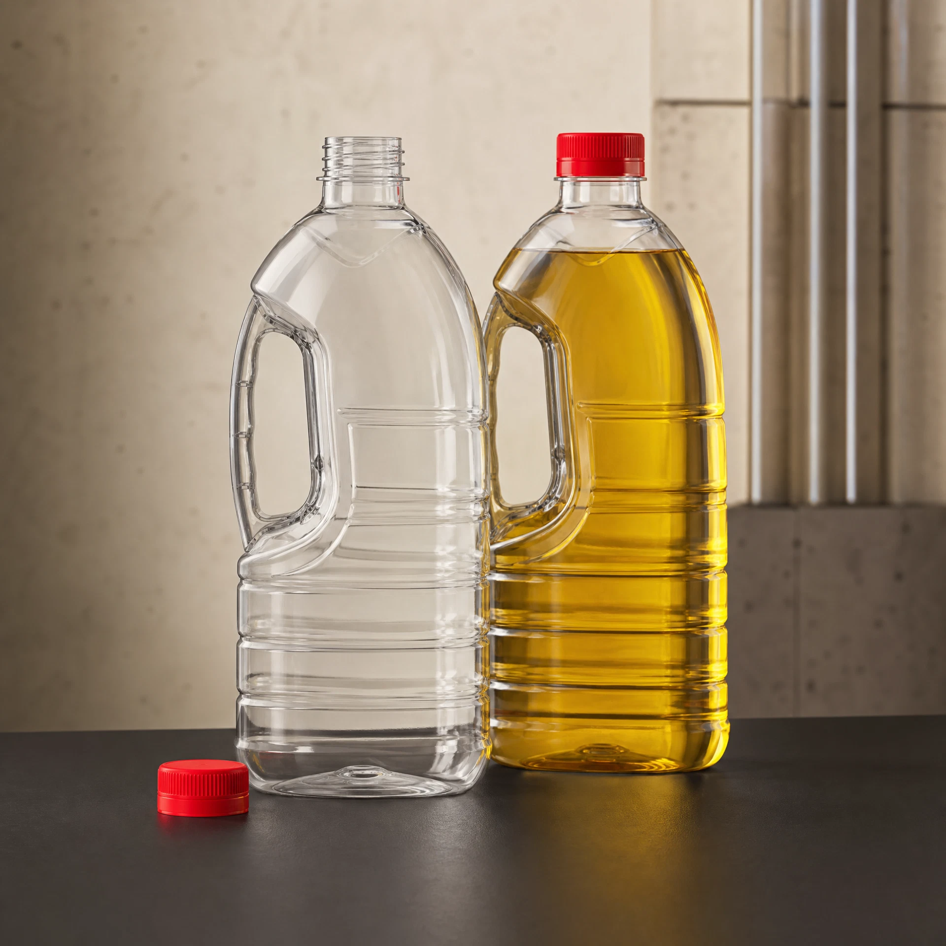 Bouteilles PET pour huiles alimentaires